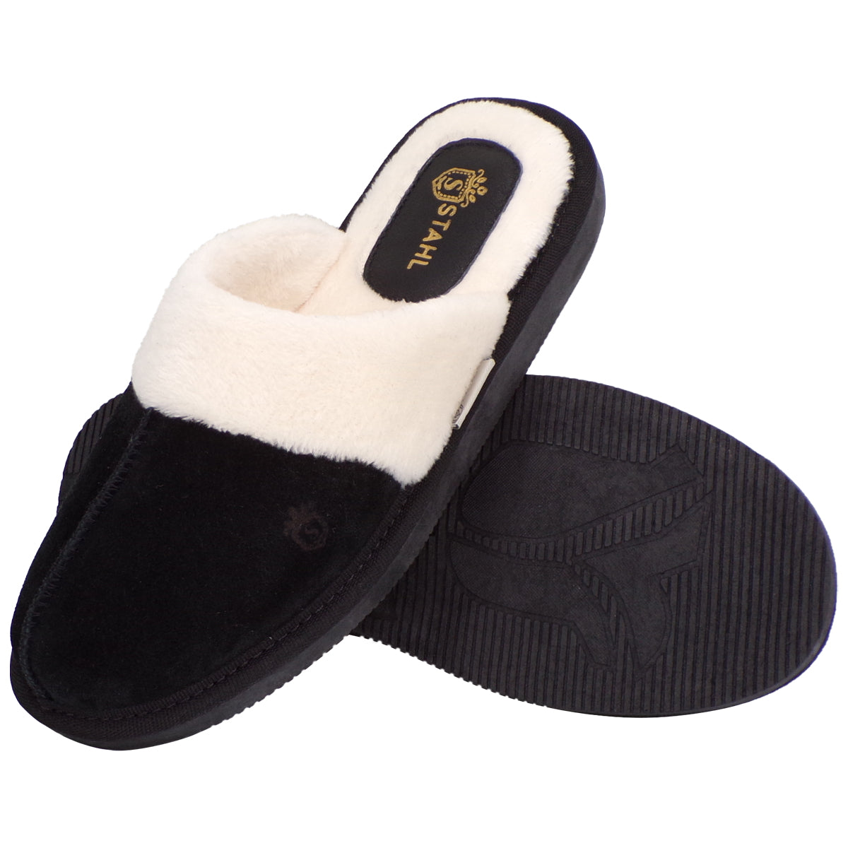 Pantuflas E-3926 de gamuza para mujer, vista 14