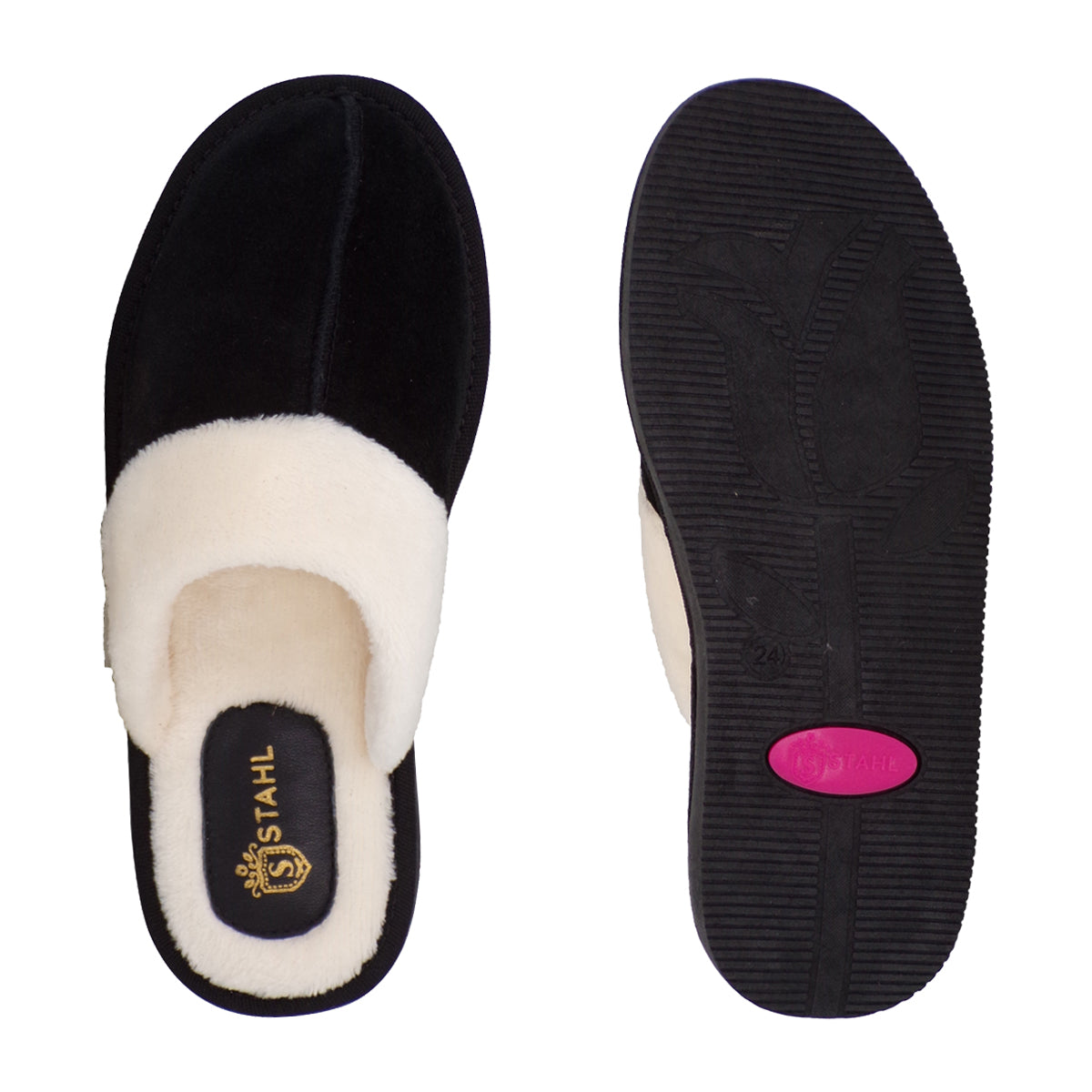Pantuflas E-3926 de gamuza para mujer, vista 16