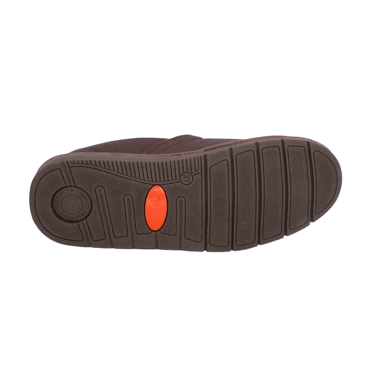 Pantuflas E-1817 de piel de borrego para hombre, detalle del forro interior