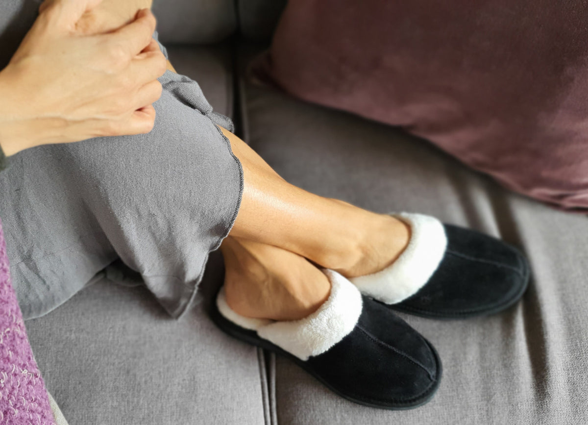 Pantuflas E-3926 de gamuza para mujer, vista 21