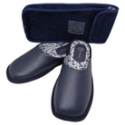 Pantuflas E-3966 de piel de borrego para mujer, par completo