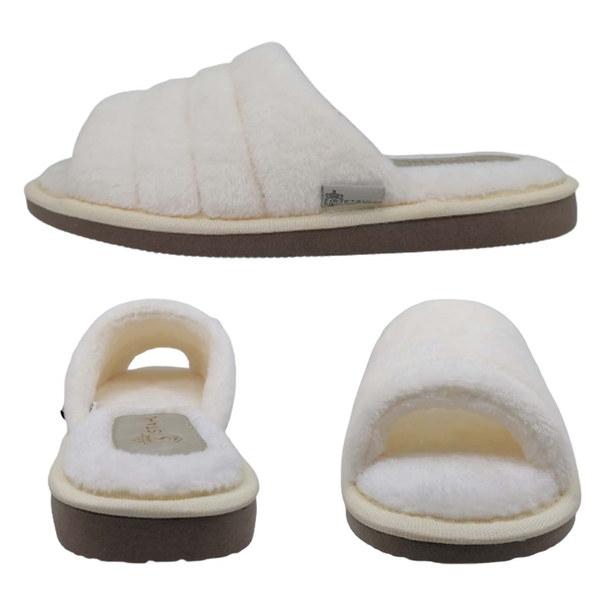 Pantuflas E-3968 de textil para mujer, vista 10