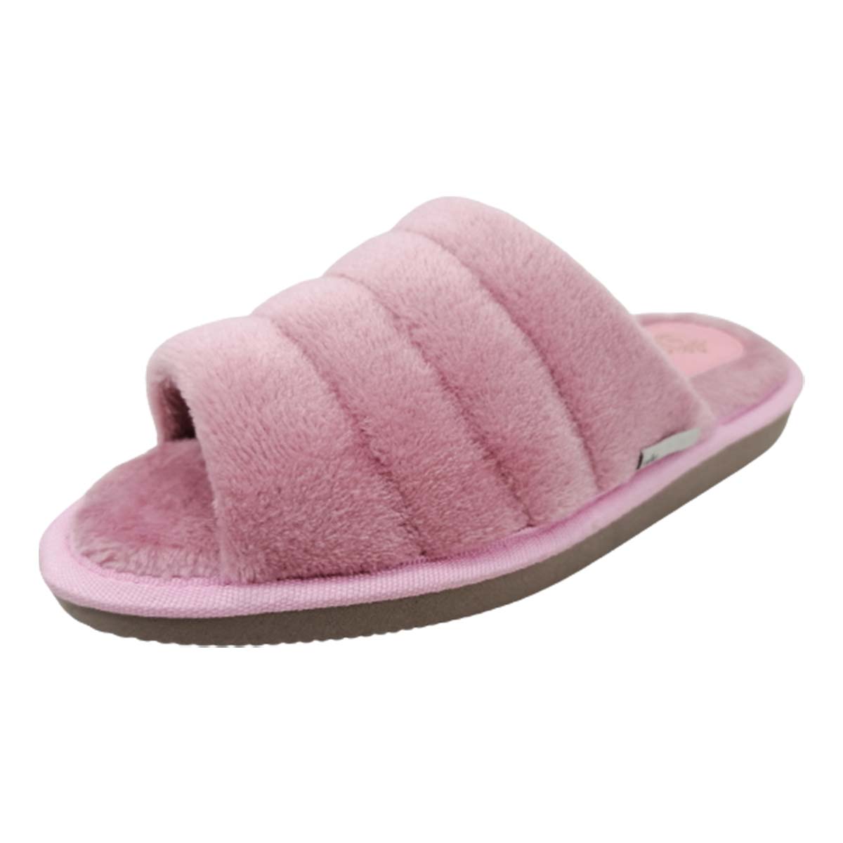 Pantuflas E-3968 de textil para mujer, vista lateral