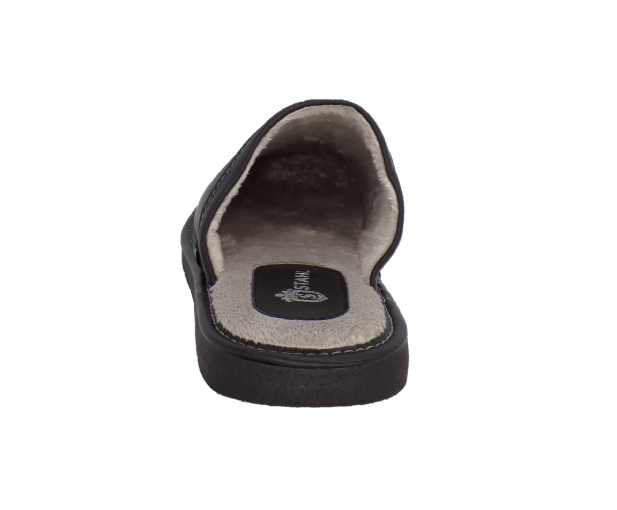 Pantuflas E-4747 de piel de borrego para hombre, vista 11
