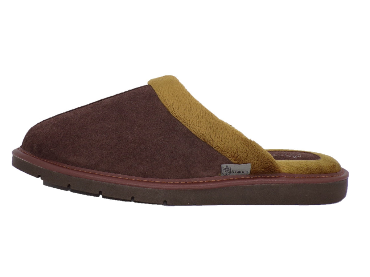 Pantuflas E-4751 de gamuza para hombre, vista 12