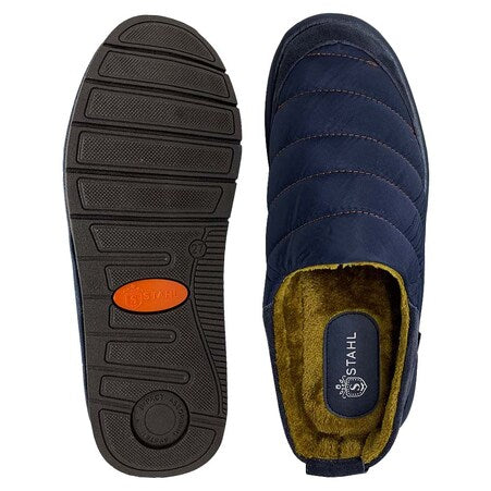 Pantuflas E-9638 de textil para hombre, suela antiderrapante