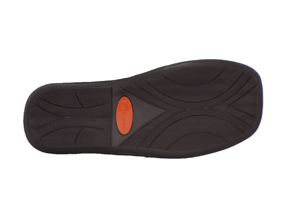 Pantuflas E-1800 de piel de borrego para hombre, vista superior