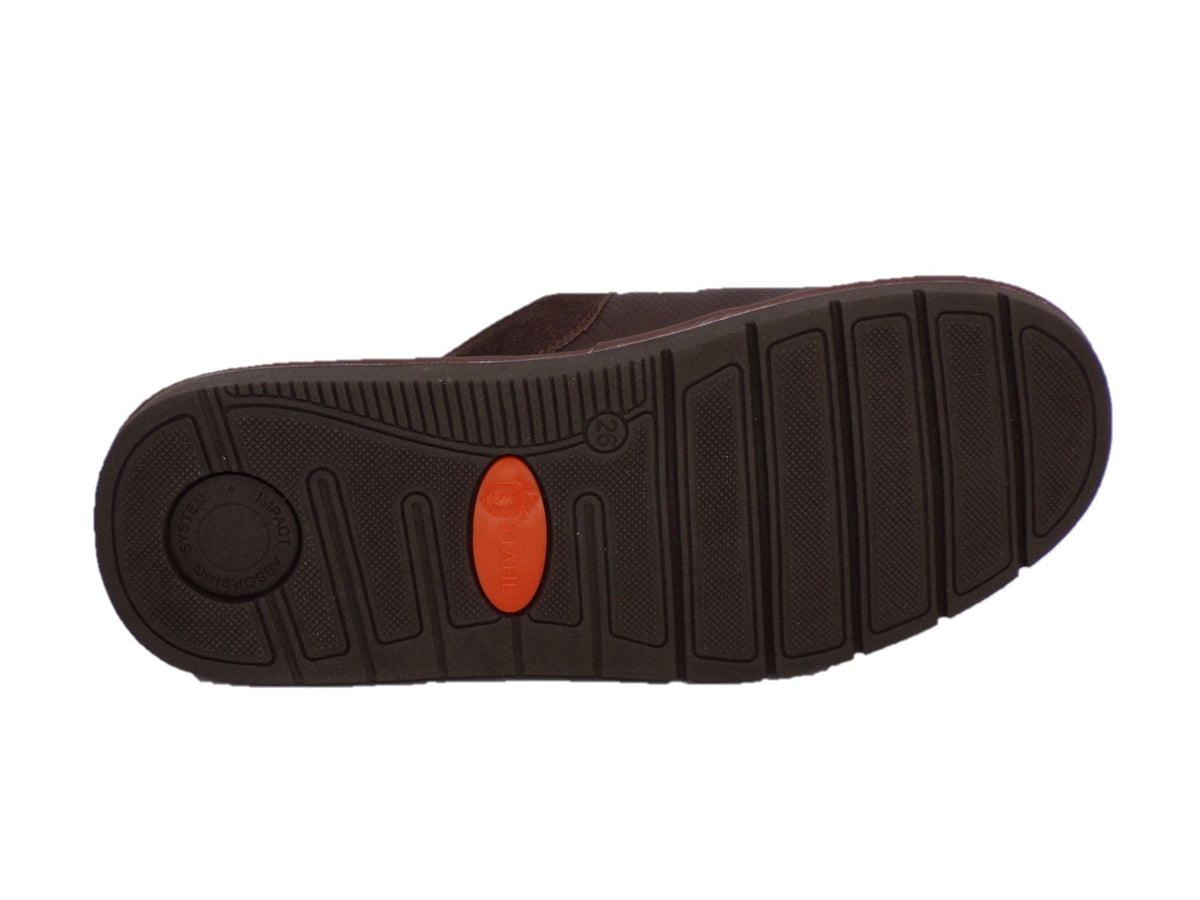 Pantuflas E-4750 de piel de borrego para hombre, vista 12