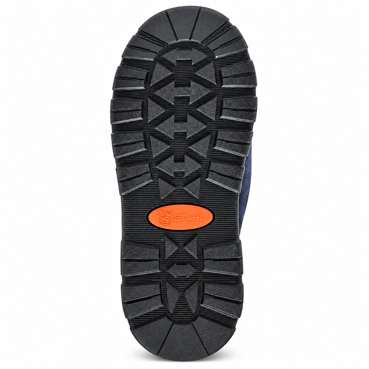 Pantuflas E-9835 de gamuza para hombre, detalle de la costura