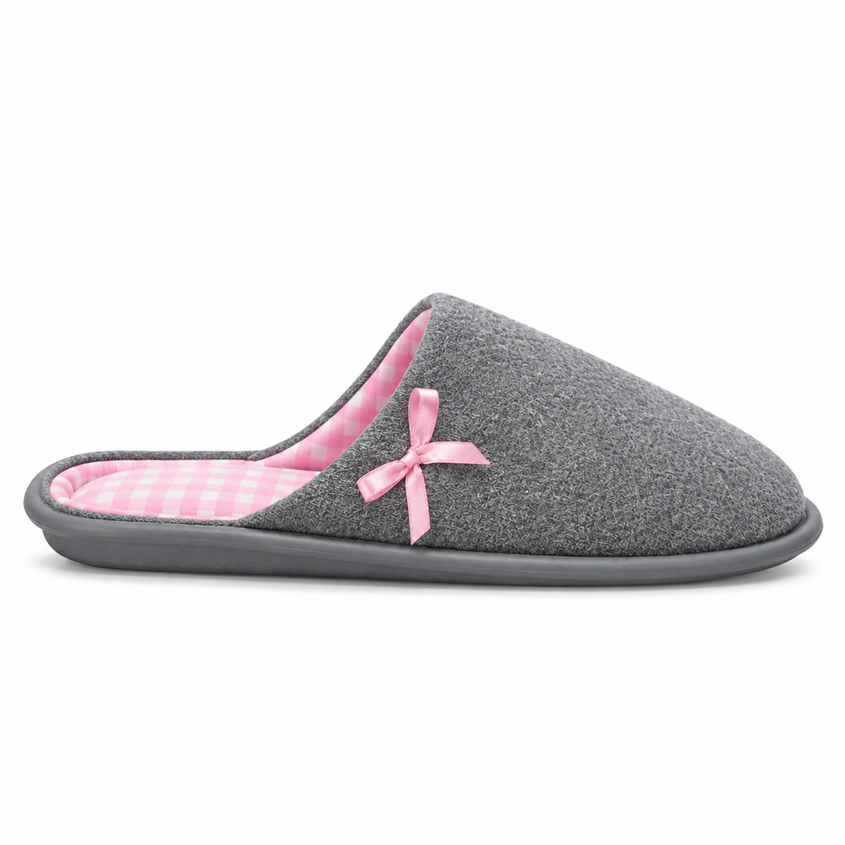 Pantuflas E-10051 de textil para mujer, vista lateral
