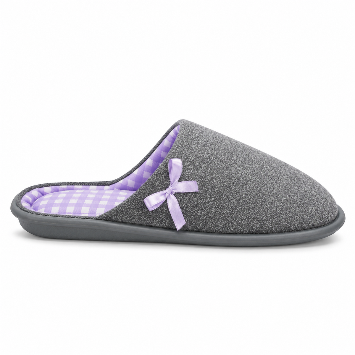 Pantuflas E-10051 de textil para mujer, vista superior