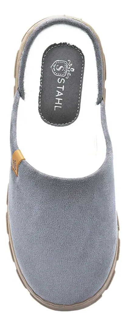 Pantuflas E-5127 de textil para mujer, vista de tres cuartos