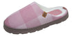 Pantuflas E-5069 de textil para mujer, detalle del corte