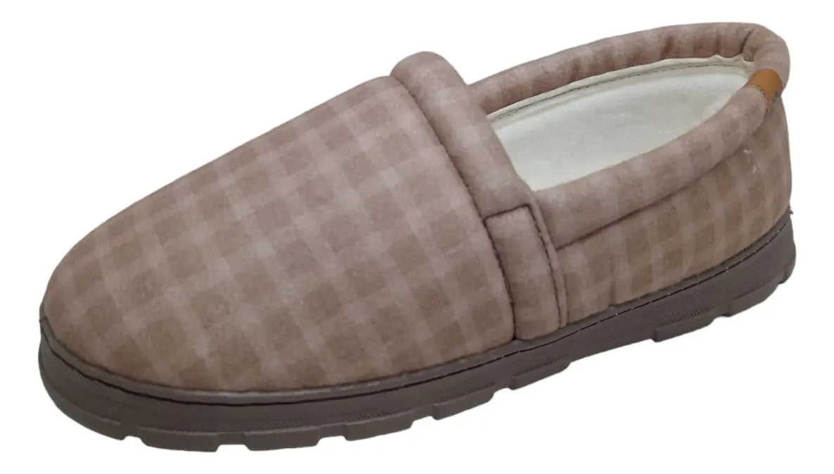 Pantuflas E-5067 de textil para mujer, detalle del forro interior