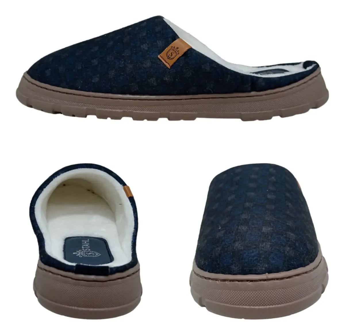 Pantuflas E-5069 de textil para mujer, vista 14