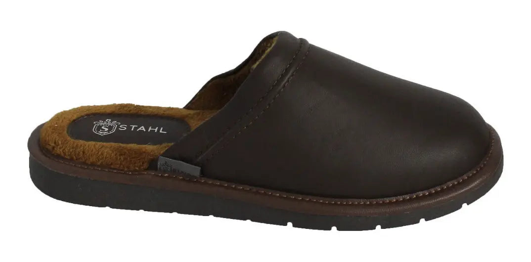 Pantuflas E-4747 de piel de borrego para hombre, vista 16