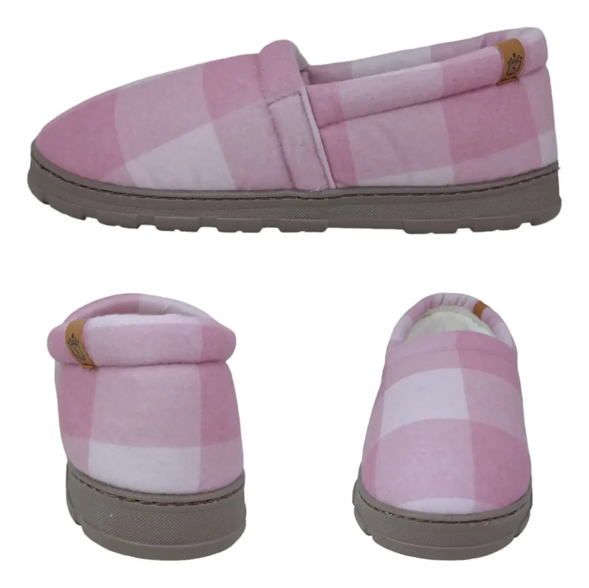 Pantuflas E-5067 de textil para mujer, vista superior