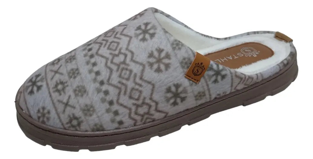 Pantuflas E-5069 de textil para mujer, par completo