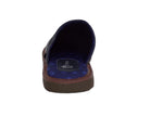 Pantuflas E-1810 de piel de borrego para hombre, detalle del forro interior