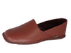 Pantuflas E-1802 de piel de borrego para hombre, vista lateral