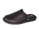 Pantuflas E-1810 de piel de borrego para hombre, vista superior