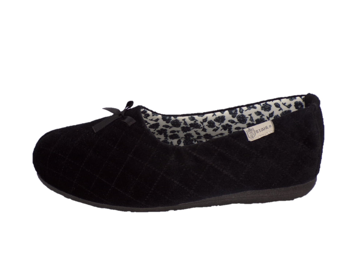 Pantuflas E-1824 de textil para mujer, par completo