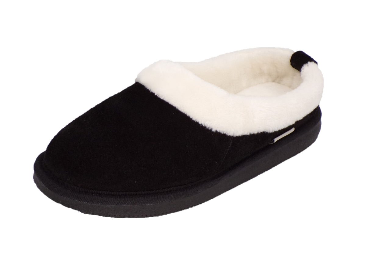 Pantuflas E-3594 de gamuza para mujer, vista 10