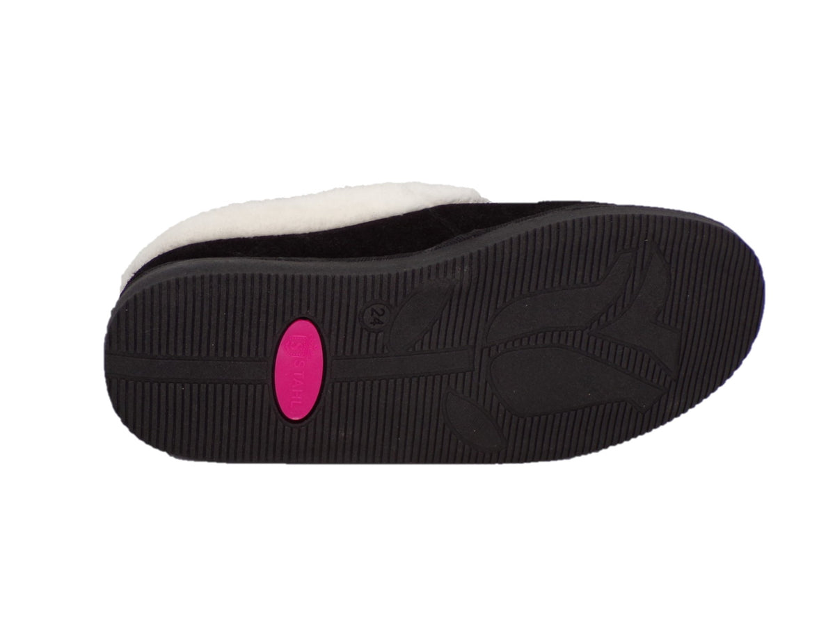 Pantuflas E-3594 de gamuza para mujer, vista 17