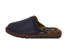 Pantuflas E-4750 de piel de borrego para hombre, par completo