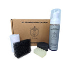 Kit limpiador Stahl para gamuza, piel, nobuk, ante y textil, vista de frente