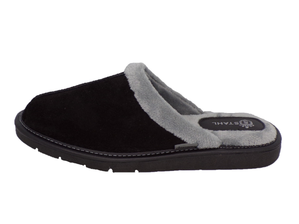 Pantuflas E-4751 de gamuza para hombre, vista 11