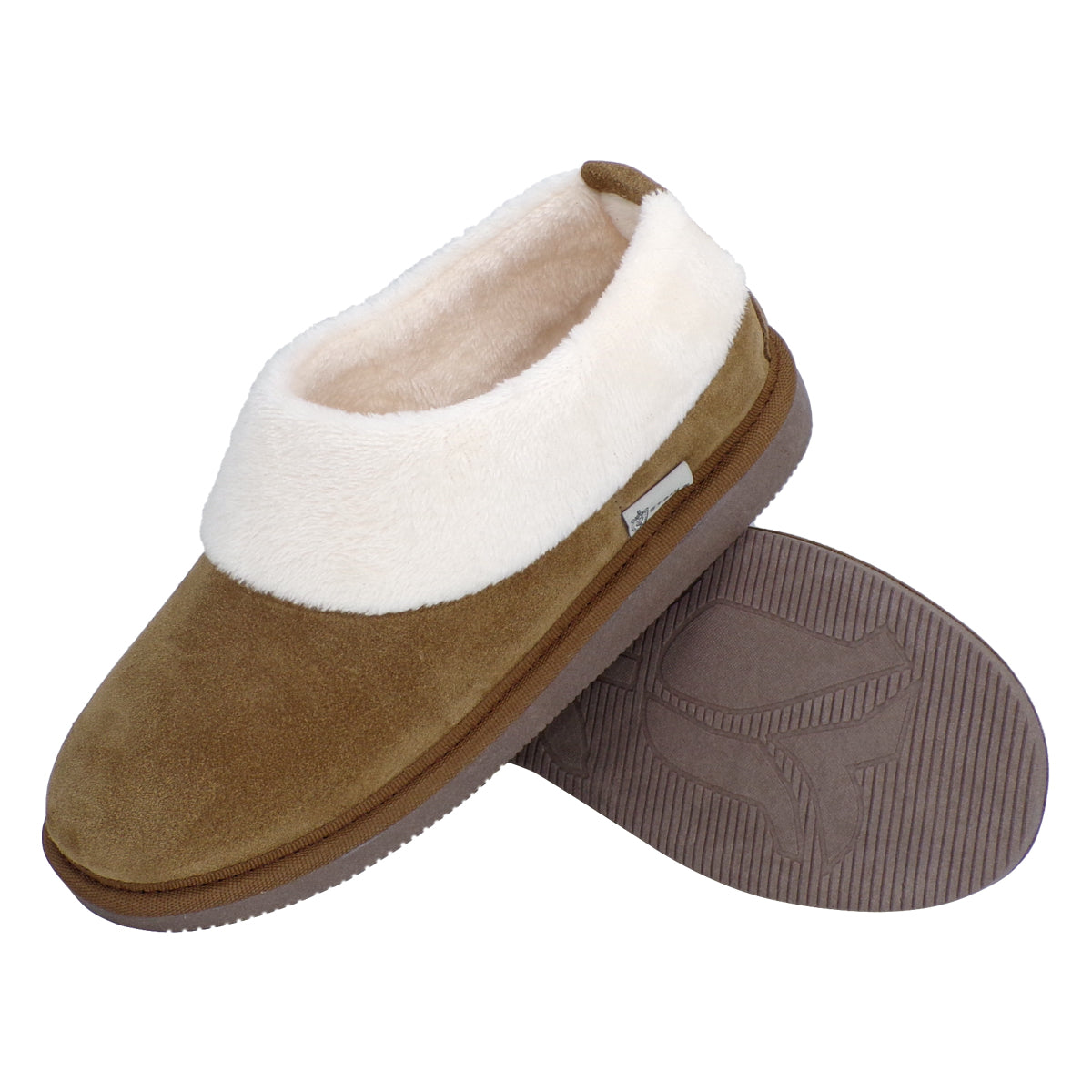 Pantuflas E-3889 de gamuza para mujer, vista 11