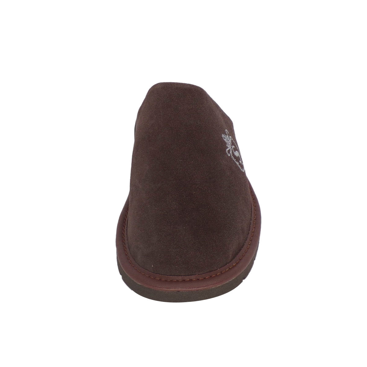Pantuflas E-4767 de gamuza para hombre, par completo