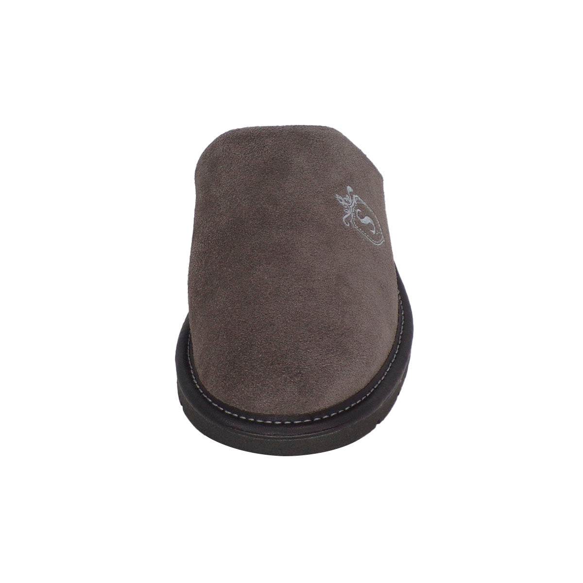 Pantuflas E-4767 de gamuza para hombre, vista superior
