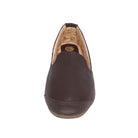Pantuflas E-1842 de piel de borrego para mujer, vista superior