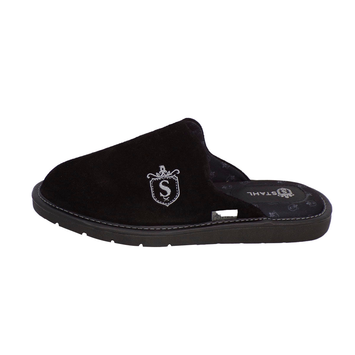 Pantuflas E-4767 de gamuza para hombre, vista 12