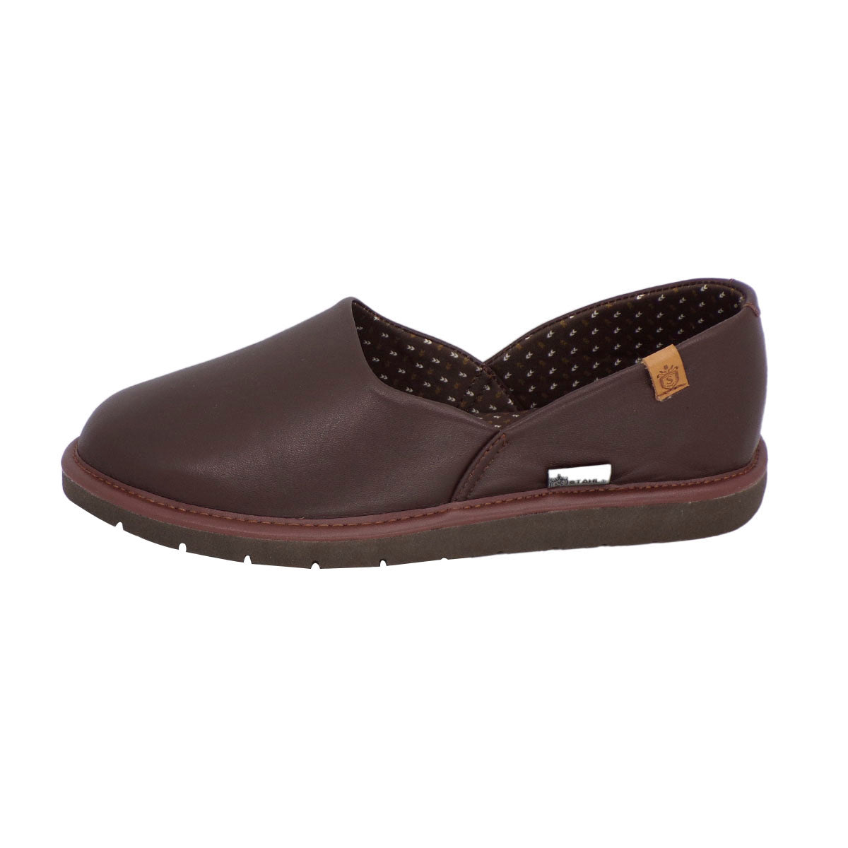 Pantuflas E-9555 de piel de borrego para hombre, par completo