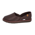 Pantuflas E-9555 de piel de borrego para hombre, par completo