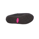 Pantuflas E-1842 de piel de borrego para mujer, detalle del forro interior