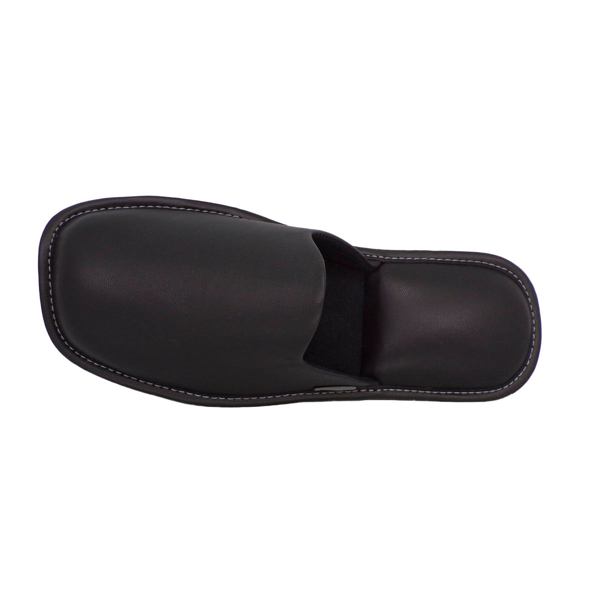 Pantuflas E-1800 de piel de borrego para hombre, suela antiderrapante