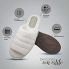 Pantuflas E-3968 de textil para mujer, vista 18