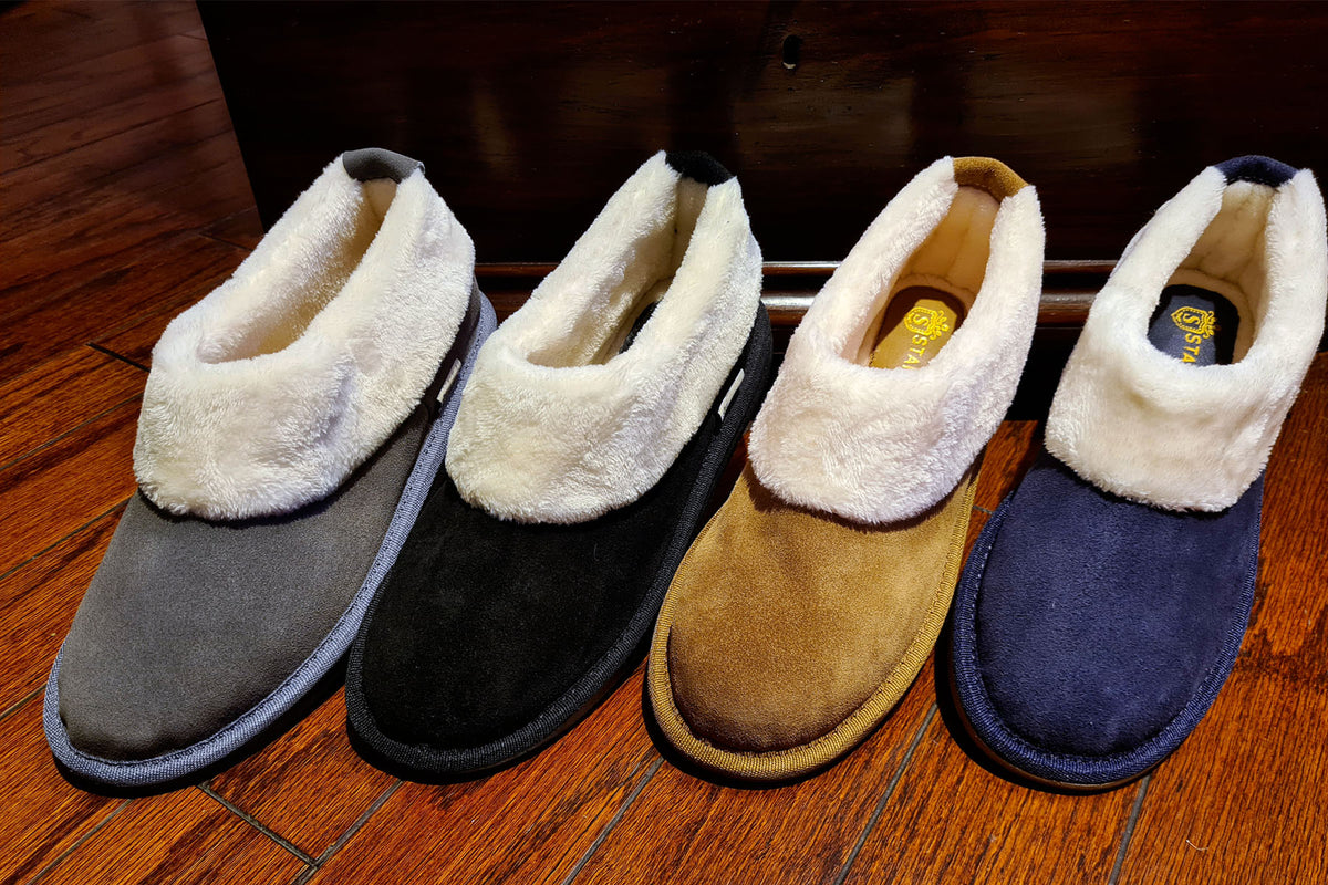 Pantuflas E-3889 de gamuza para mujer, vista 21